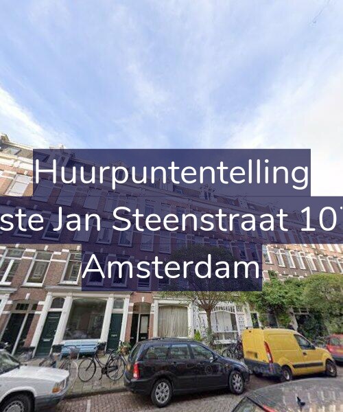 Foto gevel Huurpuntentelling voor Eerste Jan Steenstraat 107-2, Amsterdam