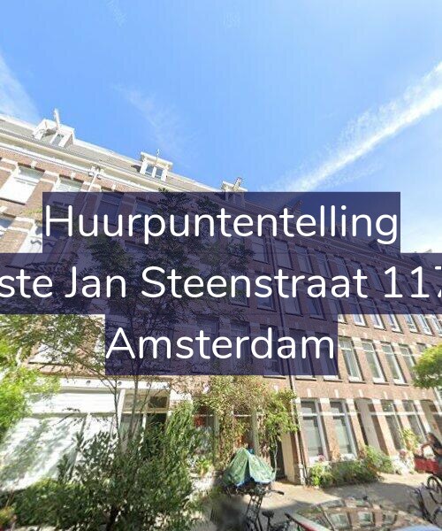 Foto gevel Huurpuntentelling voor Eerste Jan Steenstraat 117-H, Amsterdam