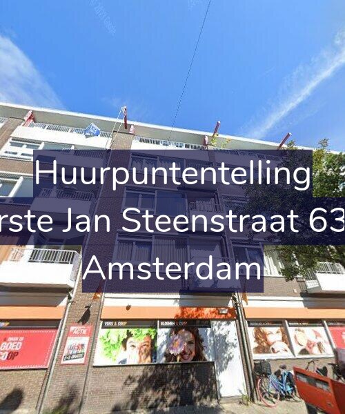 Foto gevel Huurpuntentelling voor Eerste Jan Steenstraat 63-B, Amsterdam