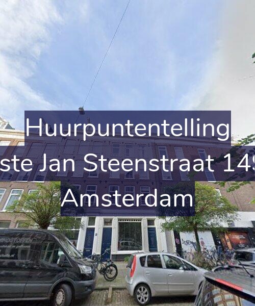 Foto gevel Huurpuntentelling voor Eerste Jan Steenstraat 149-1, Amsterdam