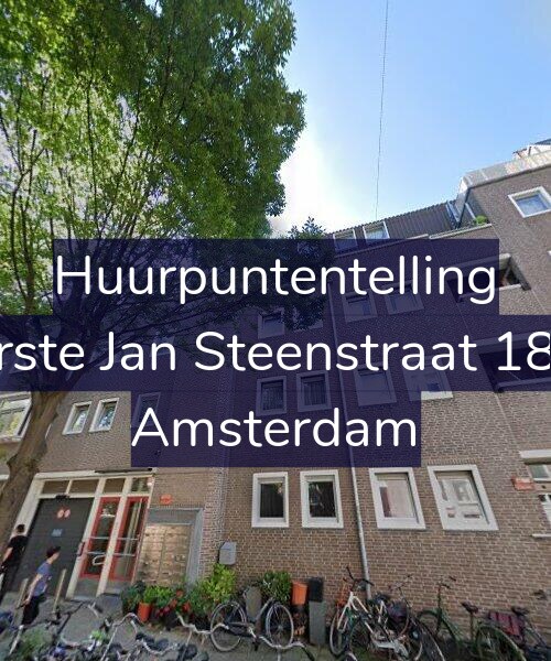 Foto gevel Huurpuntentelling voor Eerste Jan Steenstraat 18-C, Amsterdam