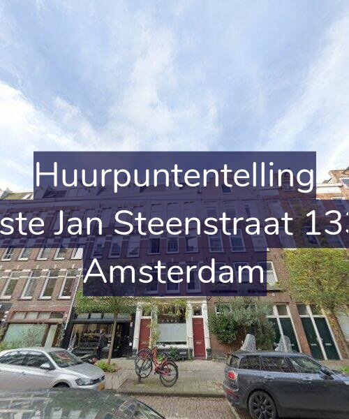 Foto gevel Huurpuntentelling voor Eerste Jan Steenstraat 133-3, Amsterdam