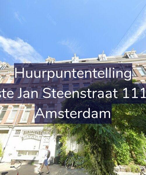Foto gevel Huurpuntentelling voor Eerste Jan Steenstraat 111-2V, Amsterdam