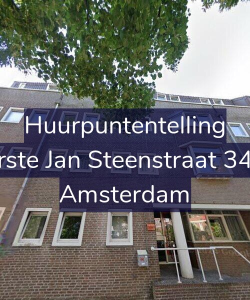 Foto gevel Huurpuntentelling voor Eerste Jan Steenstraat 34-C, Amsterdam
