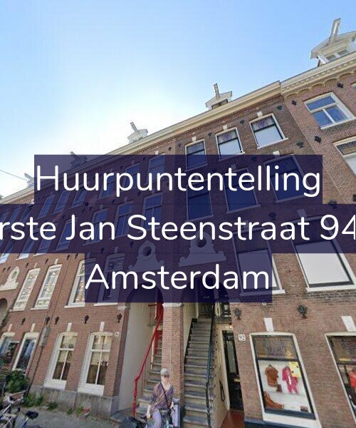 Foto gevel Huurpuntentelling voor Eerste Jan Steenstraat 94-1, Amsterdam