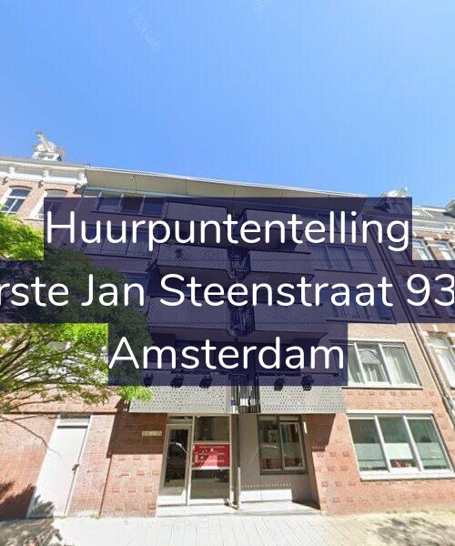 Foto gevel Huurpuntentelling voor Eerste Jan Steenstraat 93-D, Amsterdam