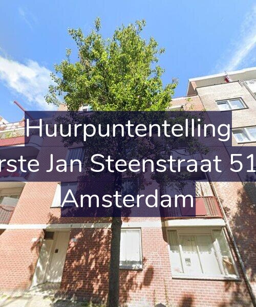 Foto gevel Huurpuntentelling voor Eerste Jan Steenstraat 51-C, Amsterdam