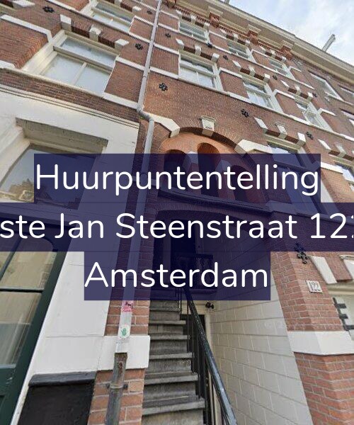 Foto gevel Huurpuntentelling voor Eerste Jan Steenstraat 122-2, Amsterdam