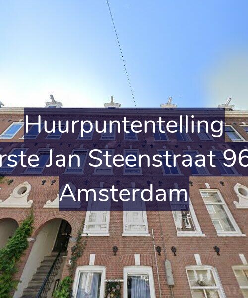 Foto gevel Huurpuntentelling voor Eerste Jan Steenstraat 96-2, Amsterdam