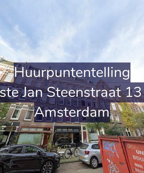 Foto gevel Huurpuntentelling voor Eerste Jan Steenstraat 131-3, Amsterdam