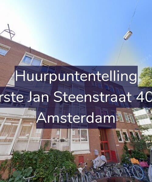 Foto gevel Huurpuntentelling voor Eerste Jan Steenstraat 40-C, Amsterdam