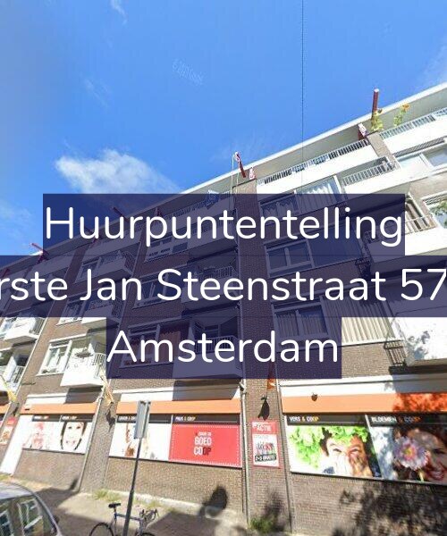 Foto gevel Huurpuntentelling voor Eerste Jan Steenstraat 57-A, Amsterdam