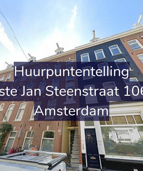 Foto gevel Huurpuntentelling voor Eerste Jan Steenstraat 106-H, Amsterdam