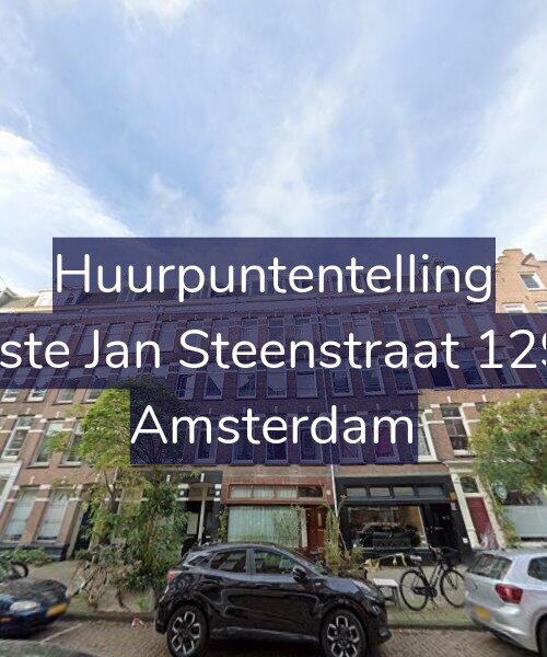 Foto gevel Huurpuntentelling voor Eerste Jan Steenstraat 129-3, Amsterdam
