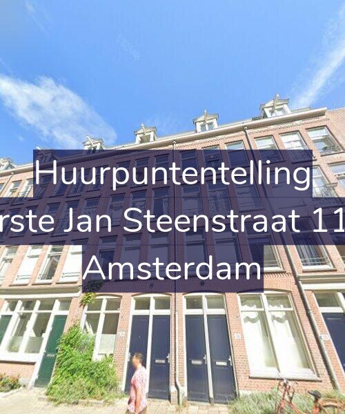 Foto gevel Huurpuntentelling voor Eerste Jan Steenstraat 11-3, Amsterdam