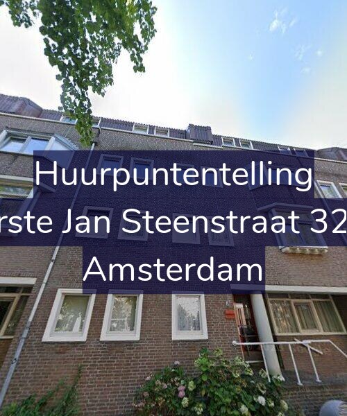 Foto gevel Huurpuntentelling voor Eerste Jan Steenstraat 32-A, Amsterdam