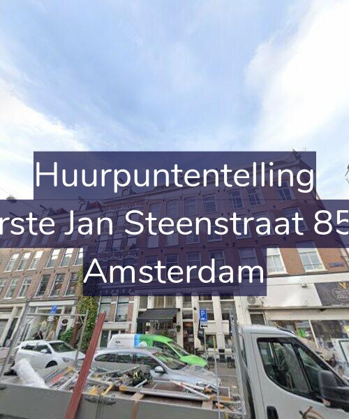 Foto gevel Huurpuntentelling voor Eerste Jan Steenstraat 85-4, Amsterdam