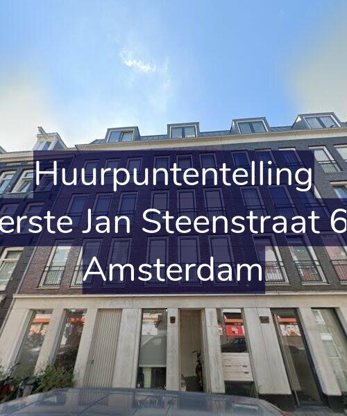 Foto gevel Huurpuntentelling voor Eerste Jan Steenstraat 60, Amsterdam
