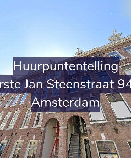 Foto gevel Huurpuntentelling voor Eerste Jan Steenstraat 94-2, Amsterdam