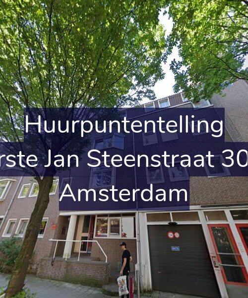 Foto gevel Huurpuntentelling voor Eerste Jan Steenstraat 30-A, Amsterdam