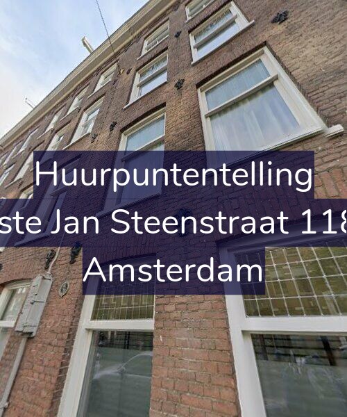 Foto gevel Huurpuntentelling voor Eerste Jan Steenstraat 118-H, Amsterdam