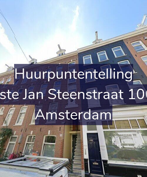 Foto gevel Huurpuntentelling voor Eerste Jan Steenstraat 106-3, Amsterdam