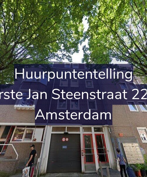 Foto gevel Huurpuntentelling voor Eerste Jan Steenstraat 22-B, Amsterdam