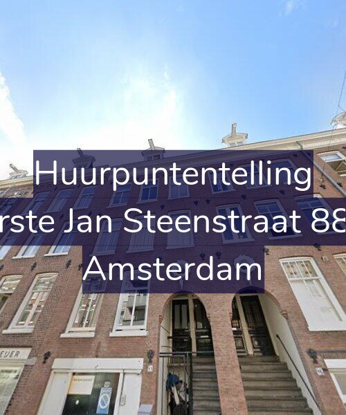 Foto gevel Huurpuntentelling voor Eerste Jan Steenstraat 88-2, Amsterdam