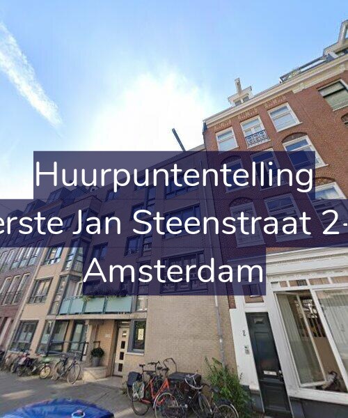 Foto gevel Huurpuntentelling voor Eerste Jan Steenstraat 2-A, Amsterdam