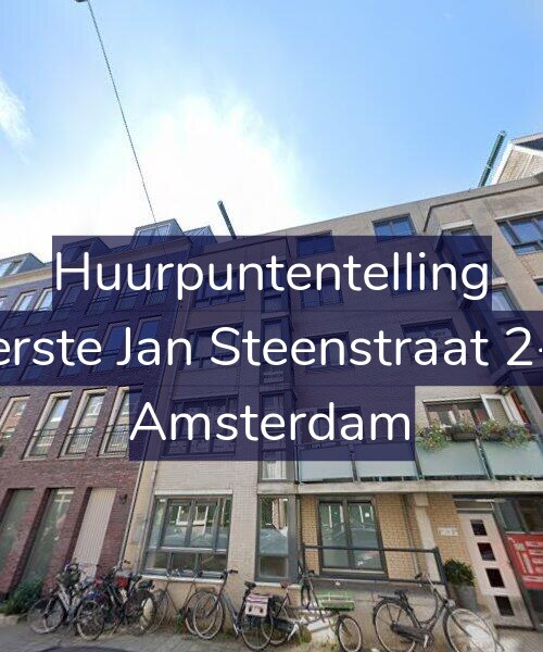 Foto gevel Huurpuntentelling voor Eerste Jan Steenstraat 2-K, Amsterdam