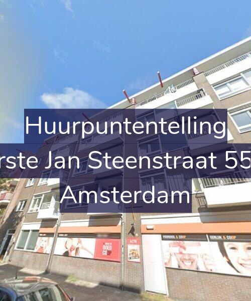 Foto gevel Huurpuntentelling voor Eerste Jan Steenstraat 55-A, Amsterdam