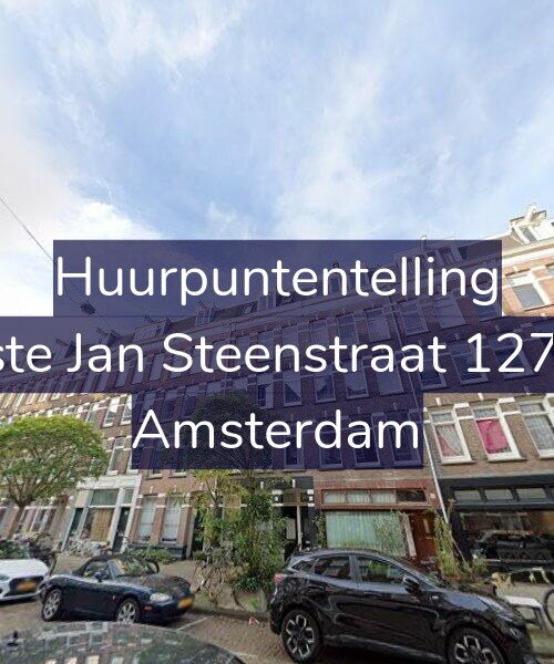 Foto gevel Huurpuntentelling voor Eerste Jan Steenstraat 127-3B, Amsterdam