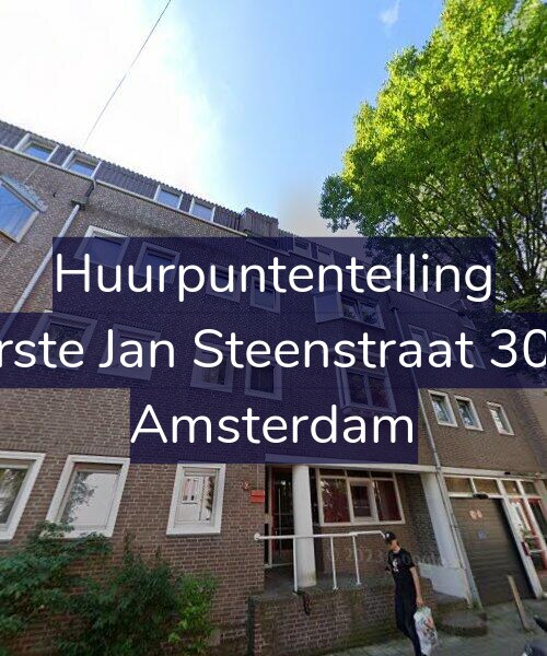Foto gevel Huurpuntentelling voor Eerste Jan Steenstraat 30-C, Amsterdam