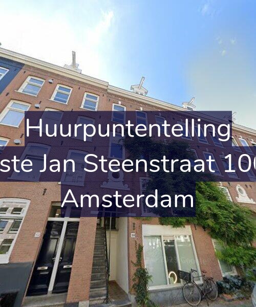 Foto gevel Huurpuntentelling voor Eerste Jan Steenstraat 100-3, Amsterdam