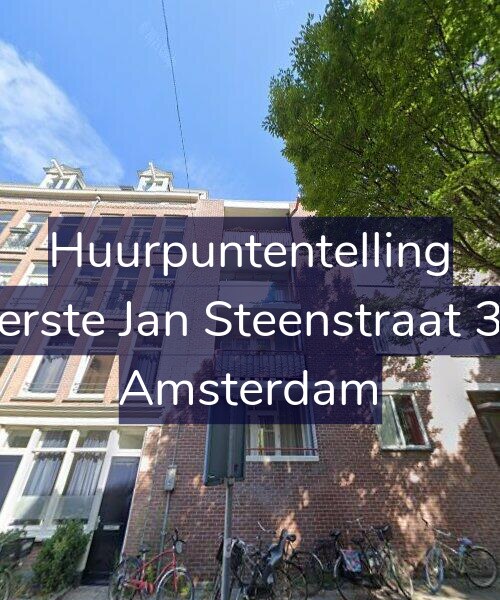 Foto gevel Huurpuntentelling voor Eerste Jan Steenstraat 35, Amsterdam