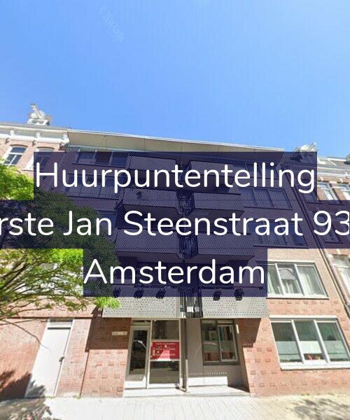 Foto gevel Huurpuntentelling voor Eerste Jan Steenstraat 93-C, Amsterdam