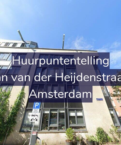 Foto gevel Huurpuntentelling voor Eerste Jan van der Heijdenstraat 54-GR, Amsterdam