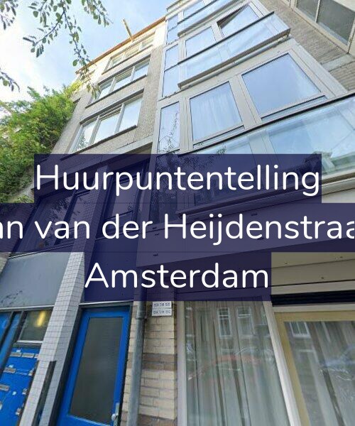 Foto gevel Huurpuntentelling voor Eerste Jan van der Heijdenstraat 151-A, Amsterdam