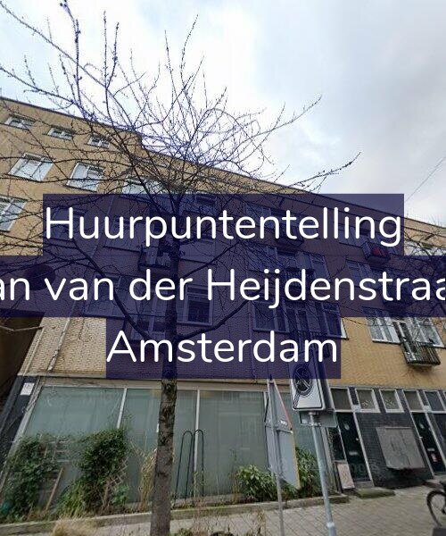 Foto gevel Huurpuntentelling voor Eerste Jan van der Heijdenstraat 121-B, Amsterdam