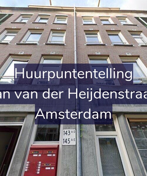 Foto gevel Huurpuntentelling voor Eerste Jan van der Heijdenstraat 143-B, Amsterdam