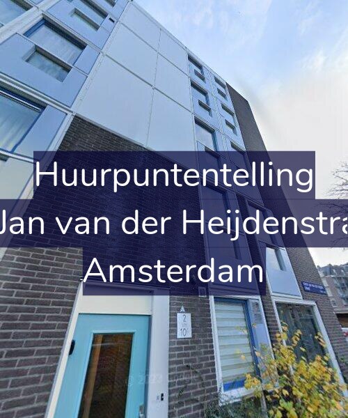 Foto gevel Huurpuntentelling voor Eerste Jan van der Heijdenstraat 4-C, Amsterdam