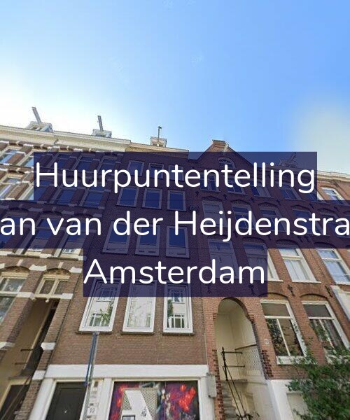 Foto gevel Huurpuntentelling voor Eerste Jan van der Heijdenstraat 92-2, Amsterdam