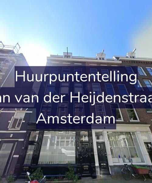Foto gevel Huurpuntentelling voor Eerste Jan van der Heijdenstraat 86-3V, Amsterdam