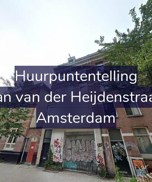 Foto gevel Huurpuntentelling voor Eerste Jan van der Heijdenstraat 165-2, Amsterdam