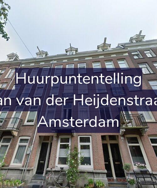 Foto gevel Huurpuntentelling voor Eerste Jan van der Heijdenstraat 148-1, Amsterdam
