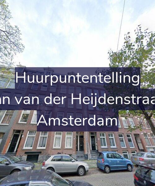 Foto gevel Huurpuntentelling voor Eerste Jan van der Heijdenstraat 132-H, Amsterdam