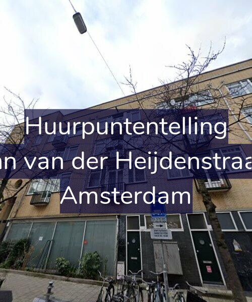 Foto gevel Huurpuntentelling voor Eerste Jan van der Heijdenstraat 121-D, Amsterdam