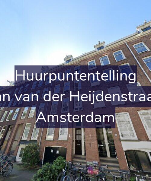 Foto gevel Huurpuntentelling voor Eerste Jan van der Heijdenstraat 74-3V, Amsterdam