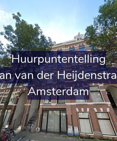 Foto gevel Huurpuntentelling voor Eerste Jan van der Heijdenstraat 36-A, Amsterdam