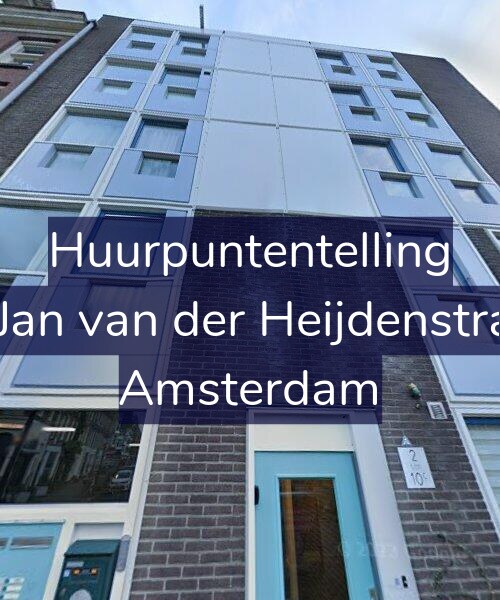Foto gevel Huurpuntentelling voor Eerste Jan van der Heijdenstraat 8-A, Amsterdam